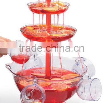 Plastic wedding party wine fountain