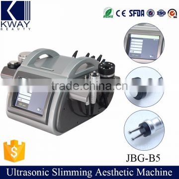 2mhz 2016 Hot Sale Beauty Salon Use 5 In Slimming Machine For Home Use Multifunction BIO Ultrasound Cavitation Liposuction Vacuum Rf Slimming Machine