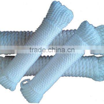 High Tensile Strength White Color Polyester Material 3 Strand Twist Polyester Cord photo-3