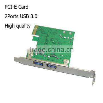 High quality USB PCI card PCI-Express 2 Ports USB 3.0 Controller Card