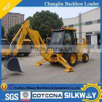 China famous backhoe loader Changlin 630A with larger dimension