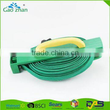 15m Flat Garden Hose Pipe & Reel With Spray Nozzle Gun Outdoor Watering Hose 15M photo-2