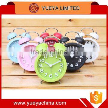 Korean Style Candy Colors 3D Digital Clock Retro Heart Shaped Alarm Clock photo-3