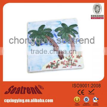 High QualCustom Popular Souvenir Promotional Ceramic Refrigerator Magnet