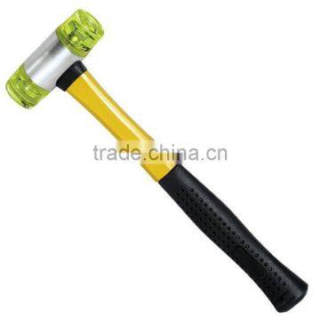 PVC install hammer with fiberglass handle