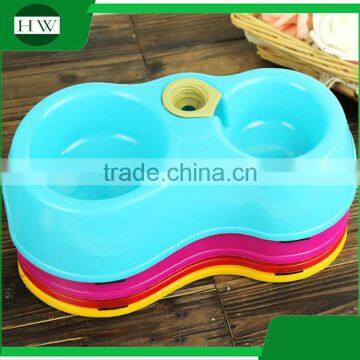 Multifunction Pet Accessories Plastic Double Cat Dog Pet Water Food Bowl photo-4