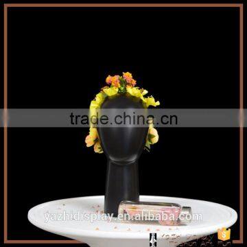 Wholesale Fiberglass Head Shape Flower Vase for Home Decoration photo-4