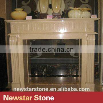 Natural Marble Fireplace Mantel photo-3