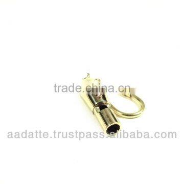 Brass Keychain Marine Brass Whistle Key Chain With Nautical Anchor Nautical Key Ring photo-2