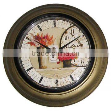 Round Metal Vintage Decorative Wall Clock