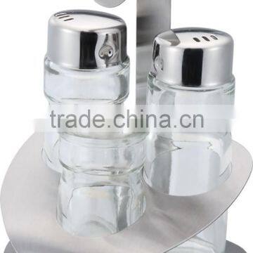 3pcs Cruet Set, Cheap kitchen Accessory glass oil and vinegar cruet