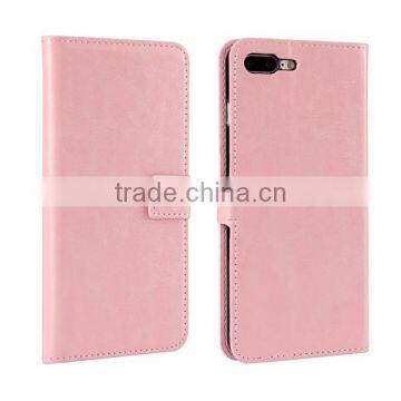 Crazy Horse Pattern PU Leather Wallet Flip Phone Case for IPhone 7 Plus photo-4