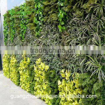 SJLJ013674 Artificial Grass Wall Decorative Artificial Vertical Green Plant Wall photo-4