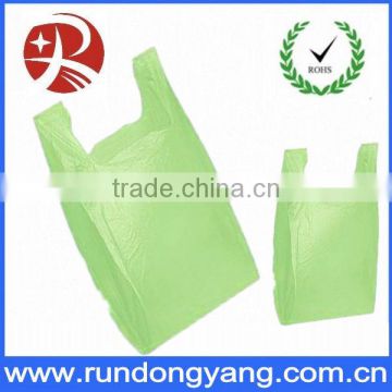 Promotional cheap grocery plastic vest bags