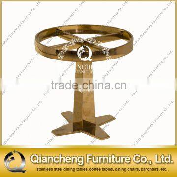 Hotel Project Wedding Event Using Round Marble Rose Golden Side Table photo-5