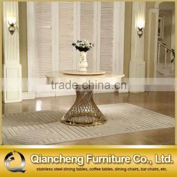 Heavy Stainless Steel Dining Table With Antique Top photo-5