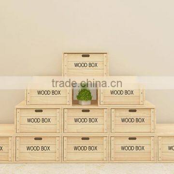 Free Changed Home Furniture Decor Wooden Storage Box Cabinet Hot Sale photo-3