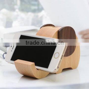 Elephant Design Wooden Desk Pen Holder photo-4