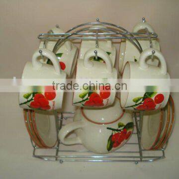 porcelain coffee cup set