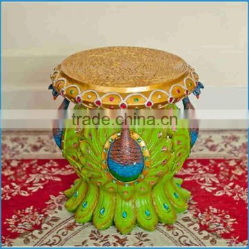 High Quality small resin peacock chair