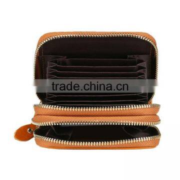 Custom RFID Travel Genuine Leather Wallet for Men photo-2