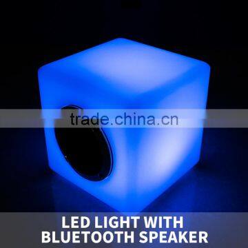 Wireless Bluetooth Speaker With Led Light/ Mini Portable Bluetooth Speaker/ Cube Bluetooth Speaker Table Lamp photo-3