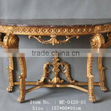 Antique Gold Console Table From China photo-2
