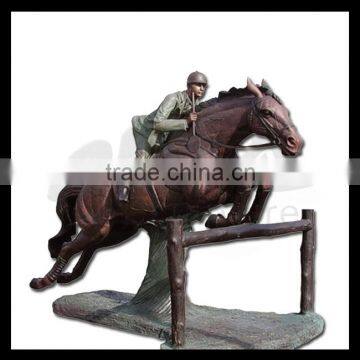 High quality garden classic metal horse ornament