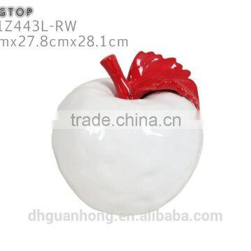 high quality Glazed Apple Fruit Ornament for Decoration