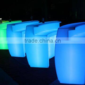 Translucent Solid Surface Luminous Led Bar Table Design photo-5