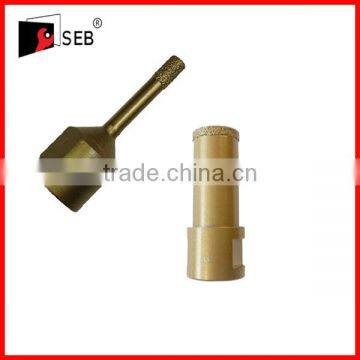 Vacuum brazed Diamond core drill bits for drilling granite