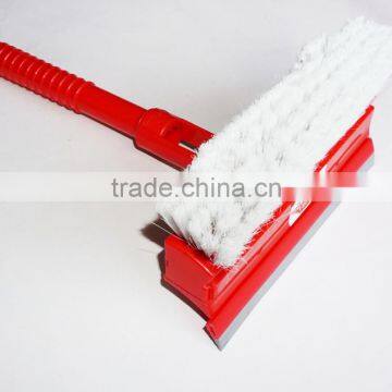 wide blade ice scraper with soft brush