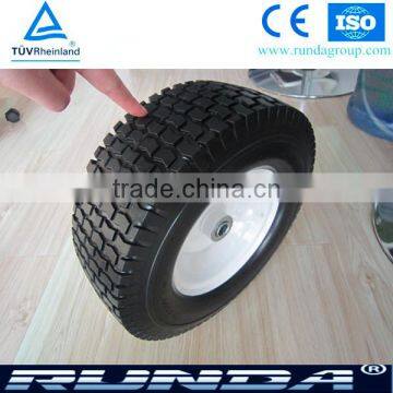 no loose air industrial lawn mower PU foam wheel