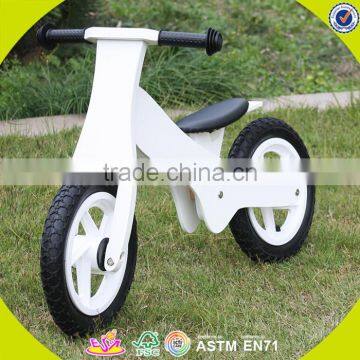 2017 New Design Wooden White Balance Bike Children Wooden White Balance Bike Baby Wooden White Balance Bike W16C154 photo-6