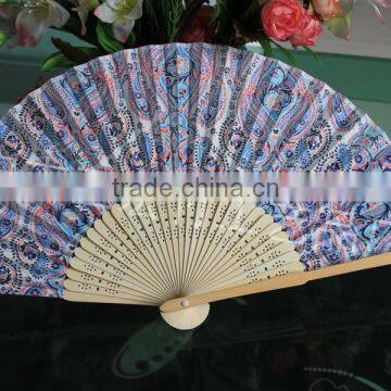 Beautiful Fabric Bamboo Fan for Ladies photo-5