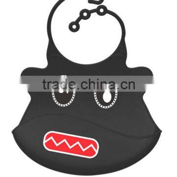 baby silicone rubber bib