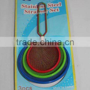 3PC COLORFUL SMALL OIL STRAINER