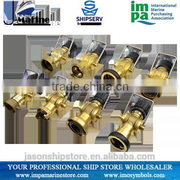 Marine Wholesale 3 Position Brass Fire Hose Nozzle