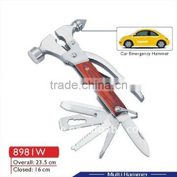 2014 Multi Axe Hammer Tool With Knife And Wrench( 8981W)