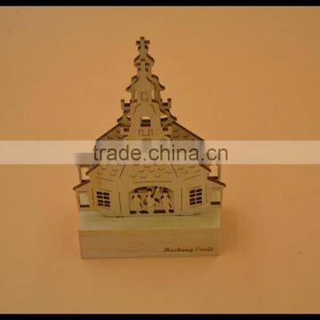 2015 Home Decor Natural Wooden Christmas Decorations photo-2