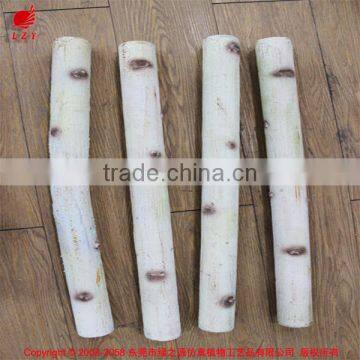 Ornamental artificial wood birch logs