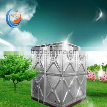 Hot sale!!! Dezhou Huili high quality hot dipped galvanized steel material and store clean water application water storage tank