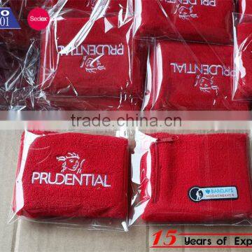 Terry Cotton Sweat Wristbands With Embroidery LOGO photo-2