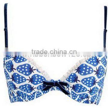 MSD Beautiful velvet ribbon bow for clothing decoration,velvet bow for bra