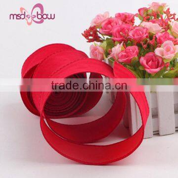 Decorative 32mm Red Jute Burlap Celebrate it Ribbon for Wedding Car photo-2