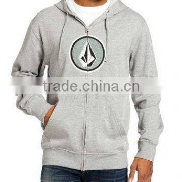men printed zipper up hoodie,cotton fleece hoodie, custom good quality men fancy hoodies design