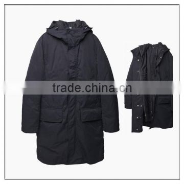 Practical ultrawarm long 3 in 1 mens winter parka