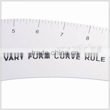 Kearing High Quality 18" Metal French Curve Rulers Vary Form Rulers For Designing # 6218A photo-2