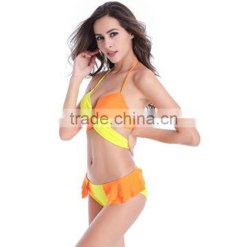 New Design Hot Korean Sexy Girl Bikini Swimwear 2016