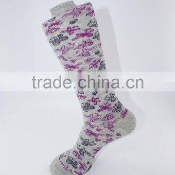 floral design socks women